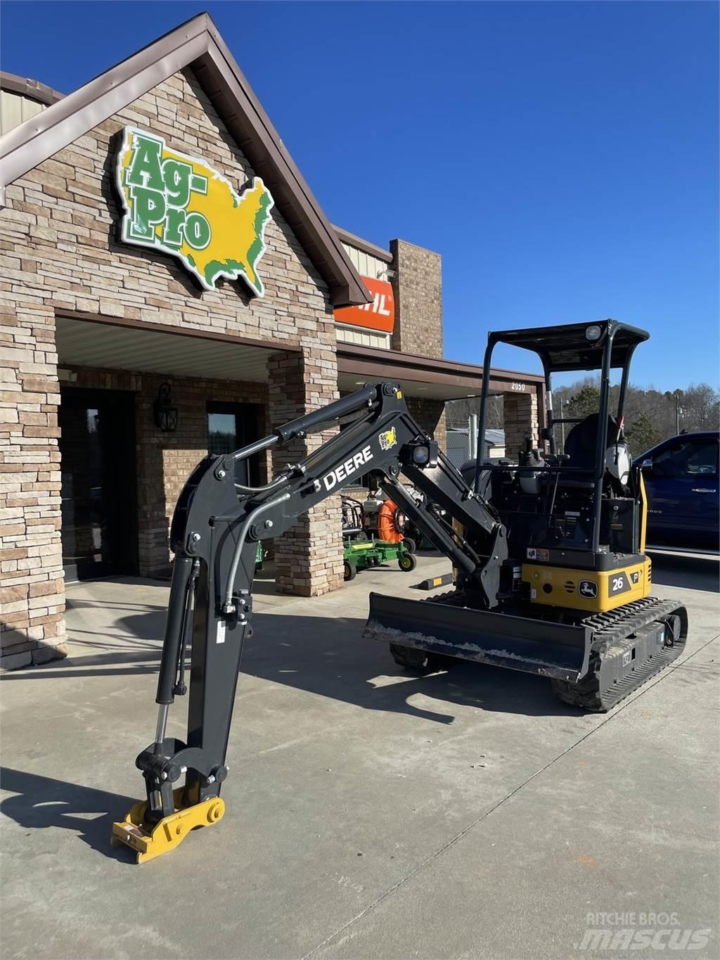 John Deere 26 P Minigravemaskiner