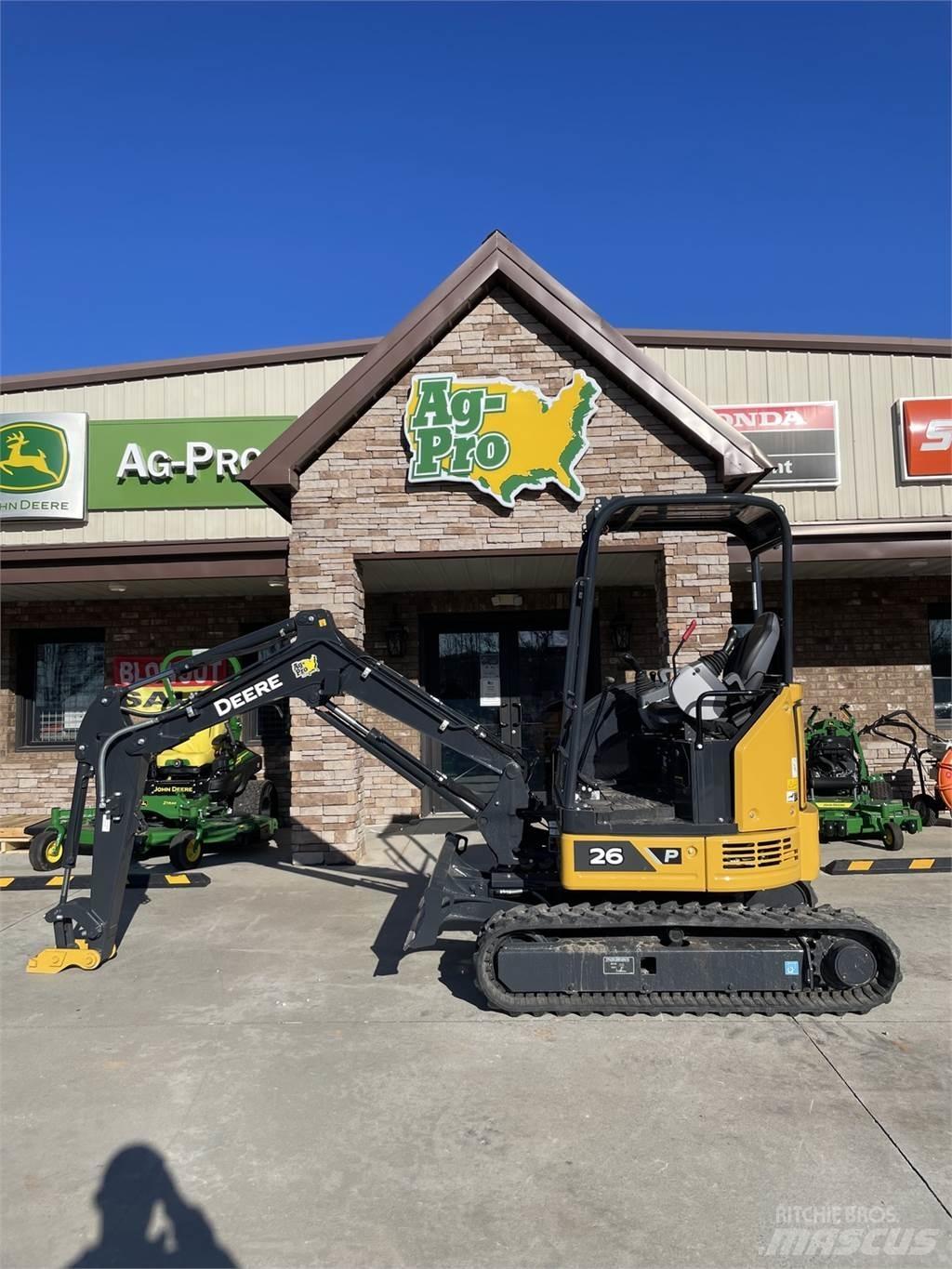 John Deere 26 P Minigravemaskiner