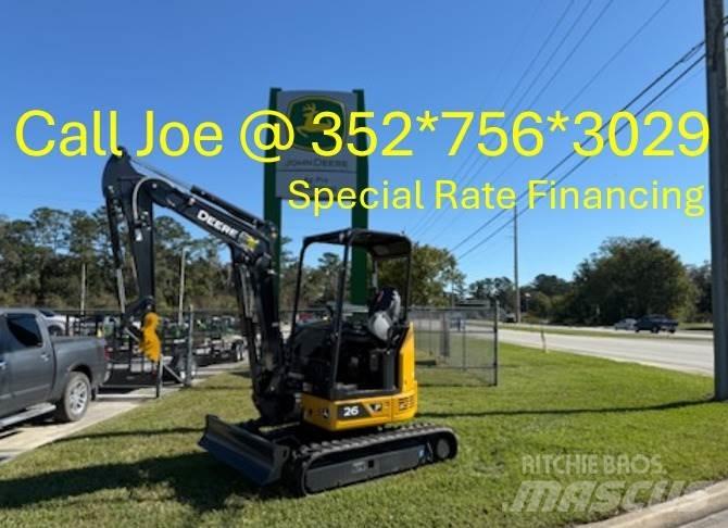 John Deere 26 P Minigravemaskiner