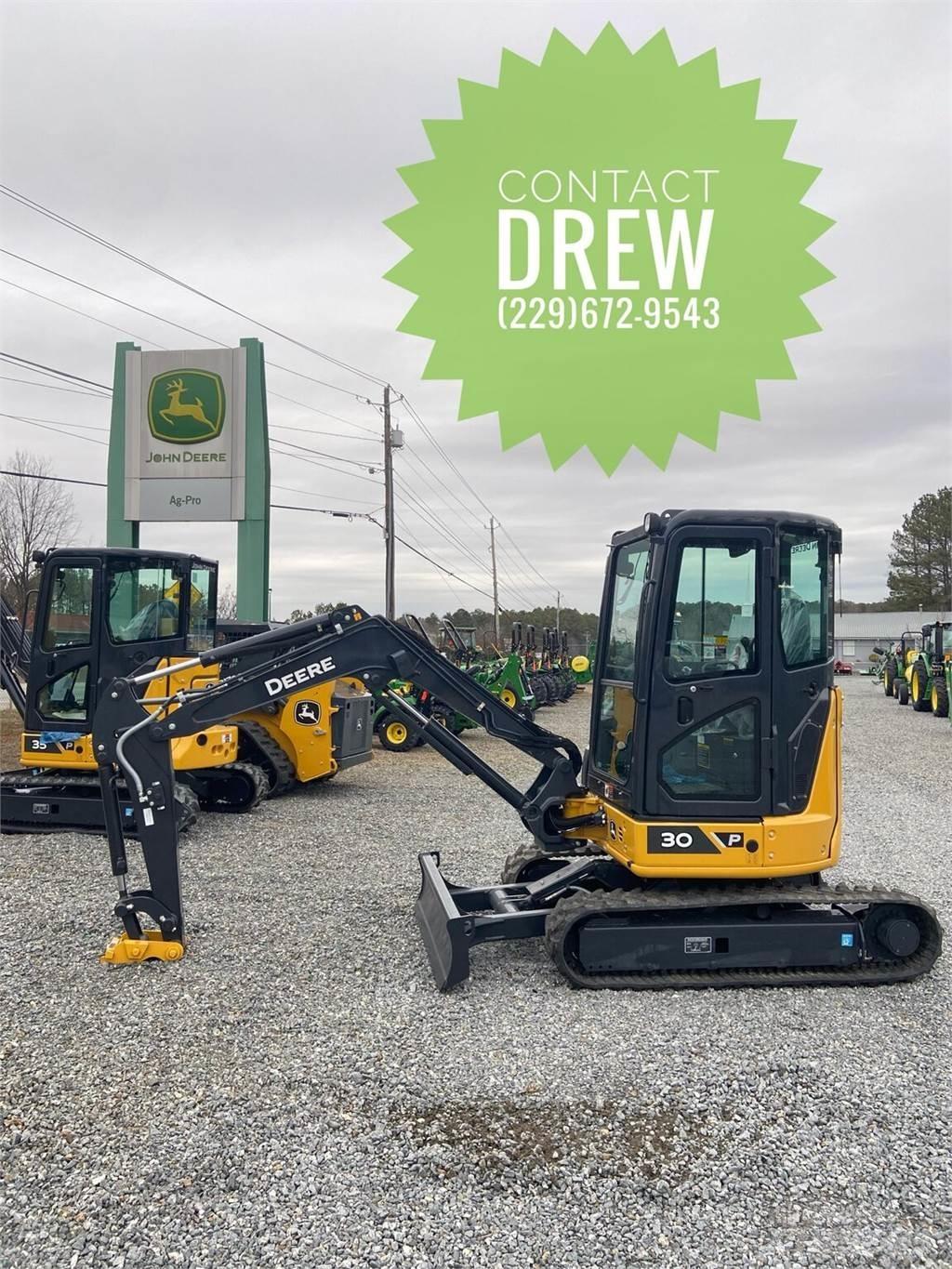 John Deere 30 P Minigravemaskiner