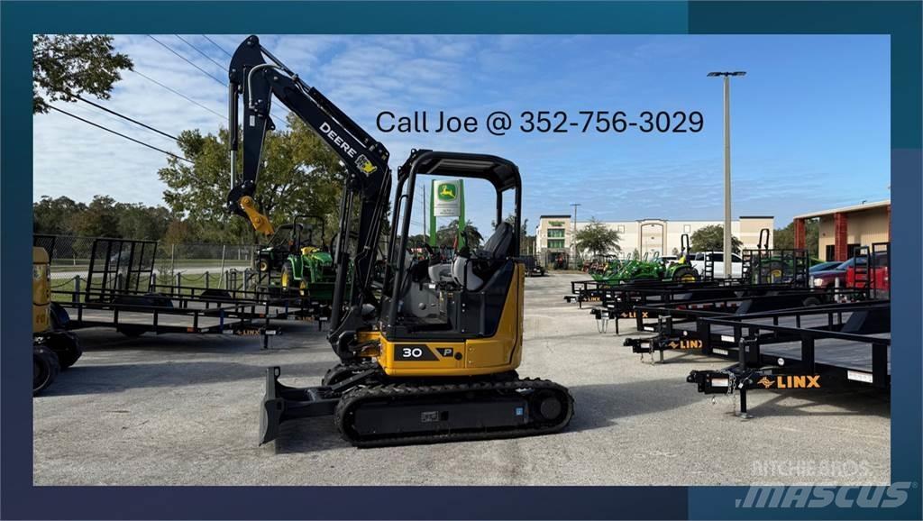 John Deere 30 P Minigravemaskiner