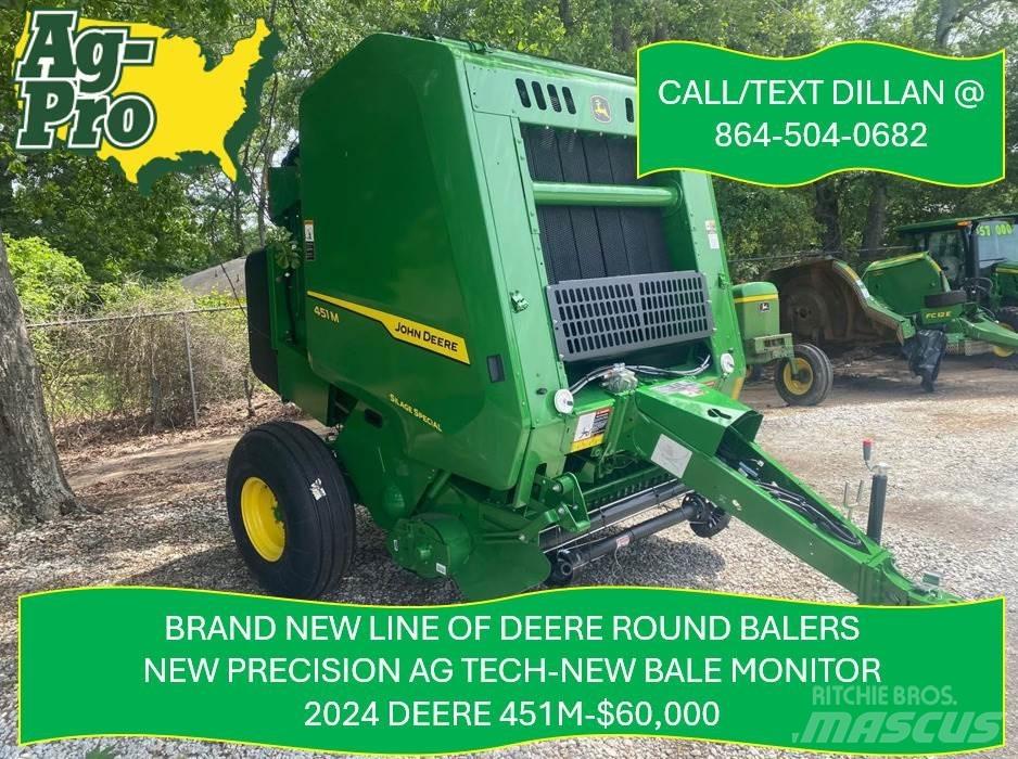 John Deere 451M Rundballe-pressere