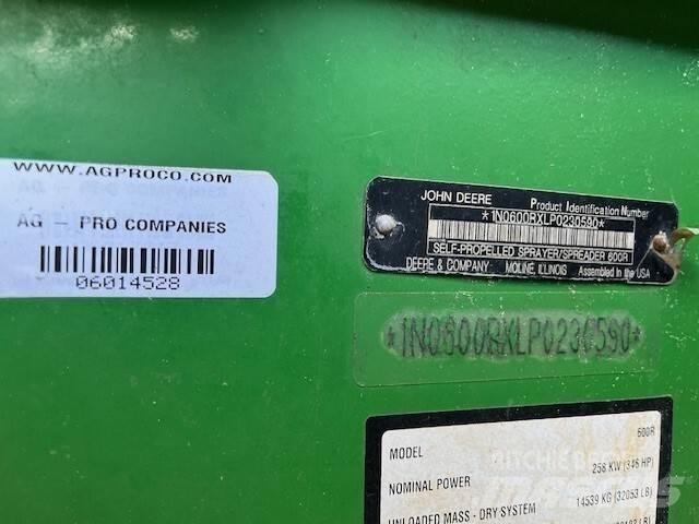 John Deere 600R Trailersprøjter