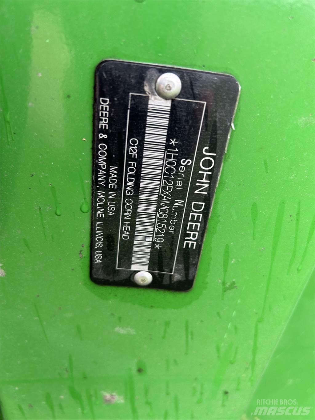 John Deere C12F Tilbehør til mejetærskere