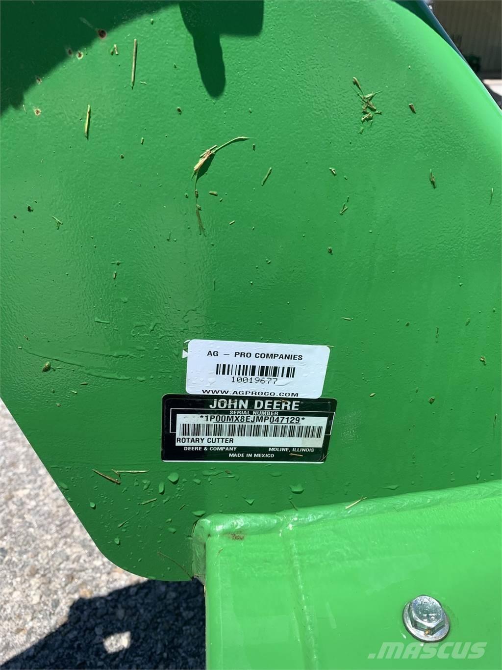 John Deere MX8 Balleskærere og -stablere