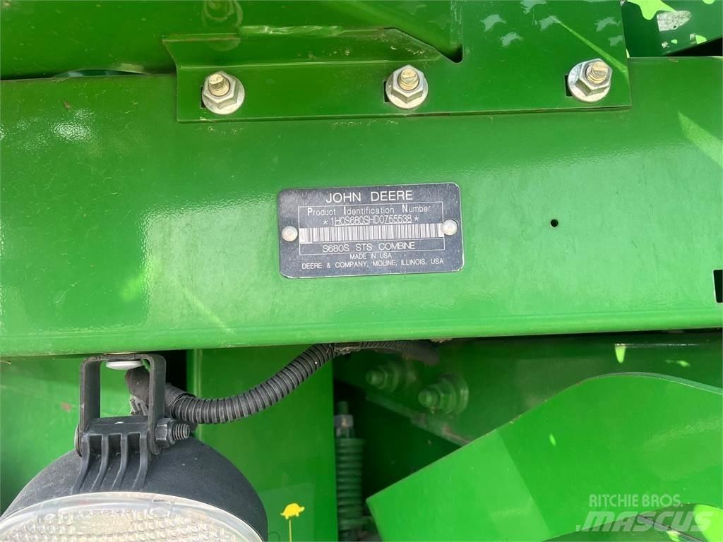 John Deere S680 Mejetærskere
