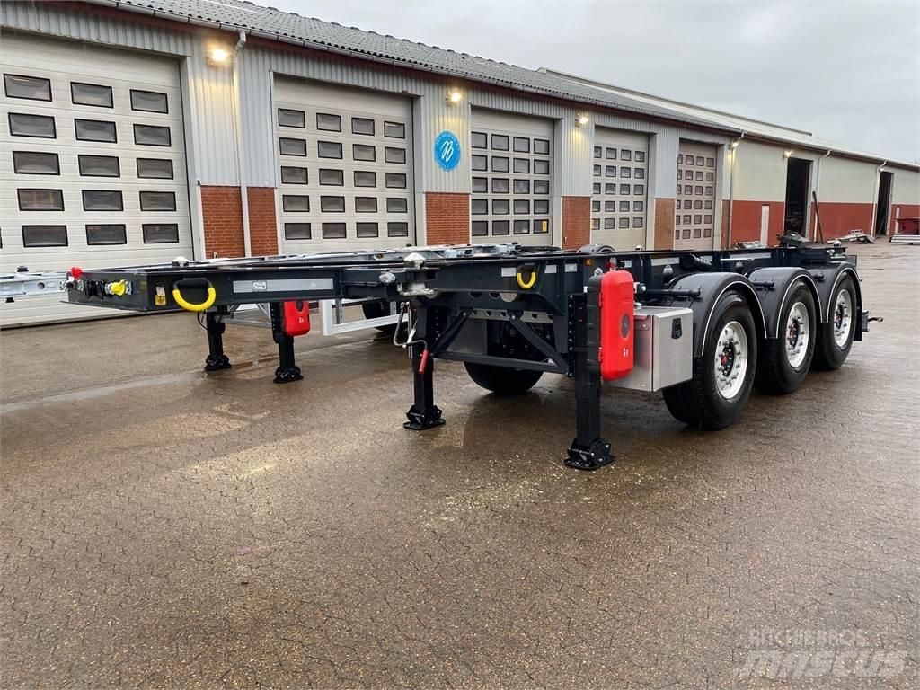 B-xl 20 fods Semi-trailer med chassis