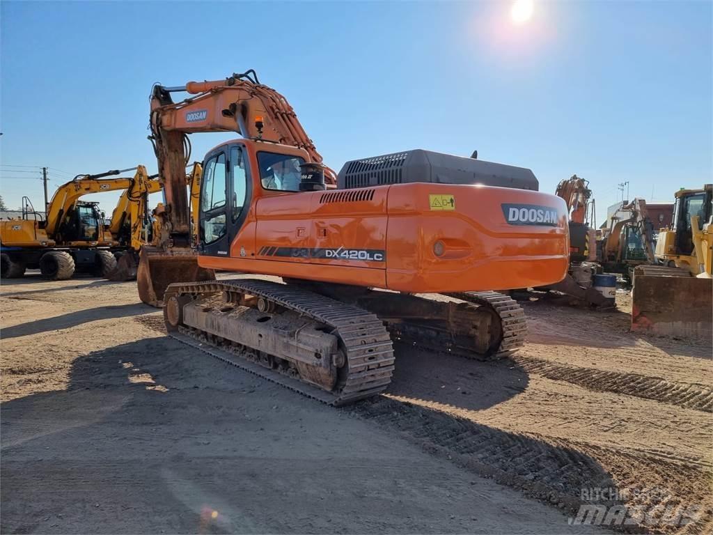 Doosan DX420LC Gravemaskiner på larvebånd