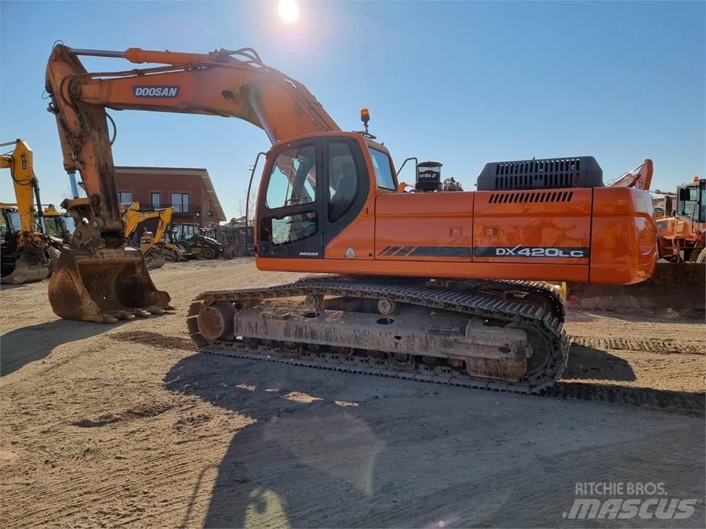 Doosan DX420LC Gravemaskiner på larvebånd