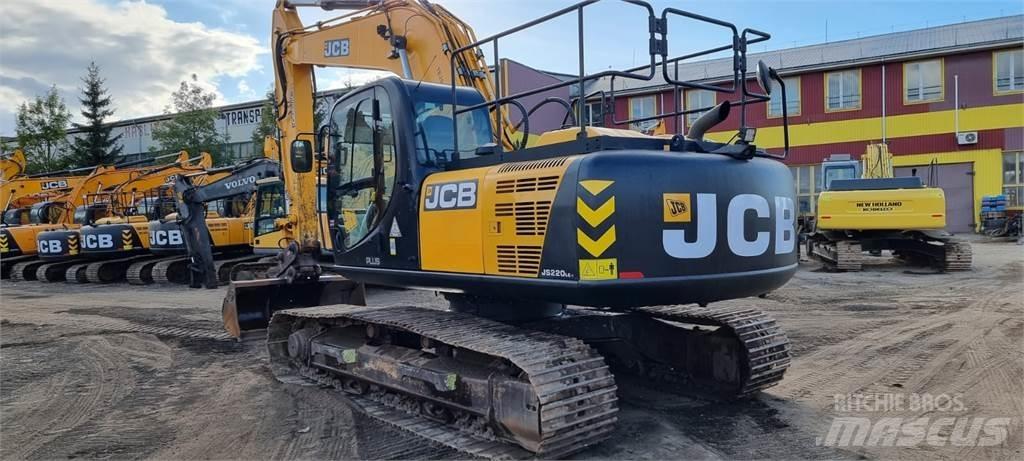 JCB JS220LC Plus + Gravemaskiner på larvebånd