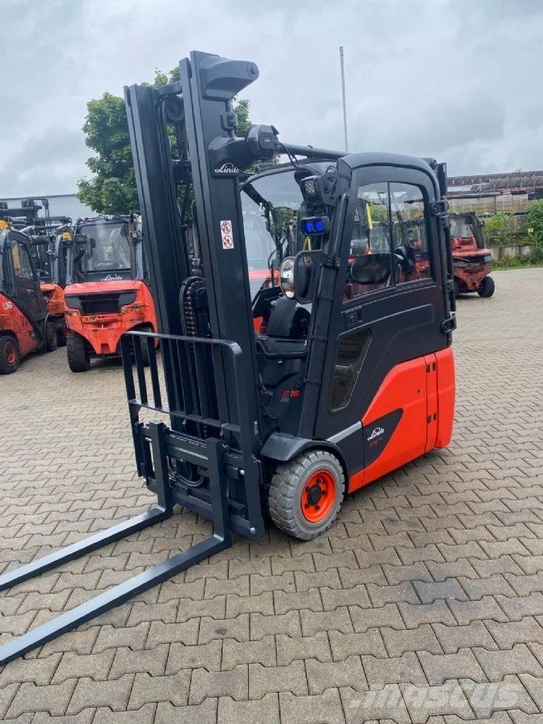 Linde E 16-02 El gaffeltrucks