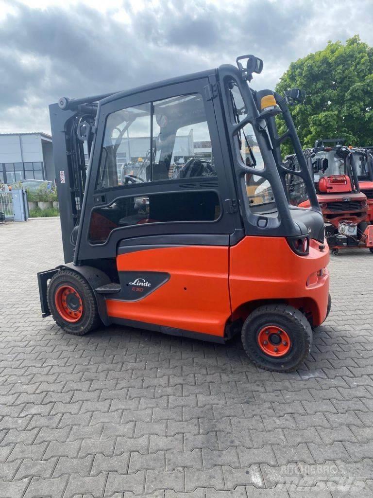Linde E 50 HL-01 El gaffeltrucks