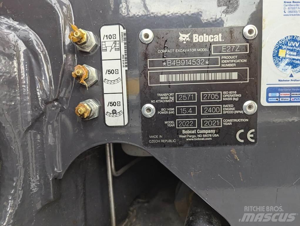Bobcat E 27z Minigravemaskiner