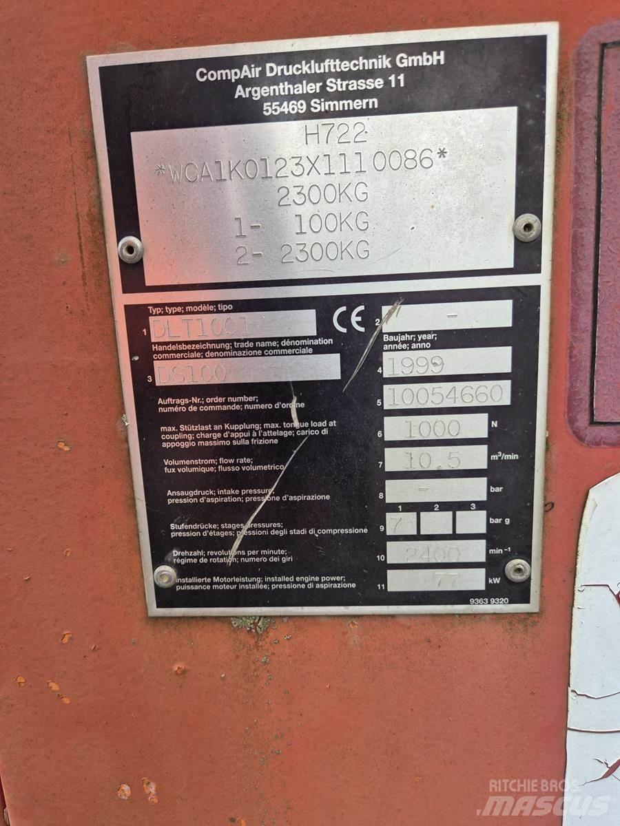 Compair DS100 Kompressorer