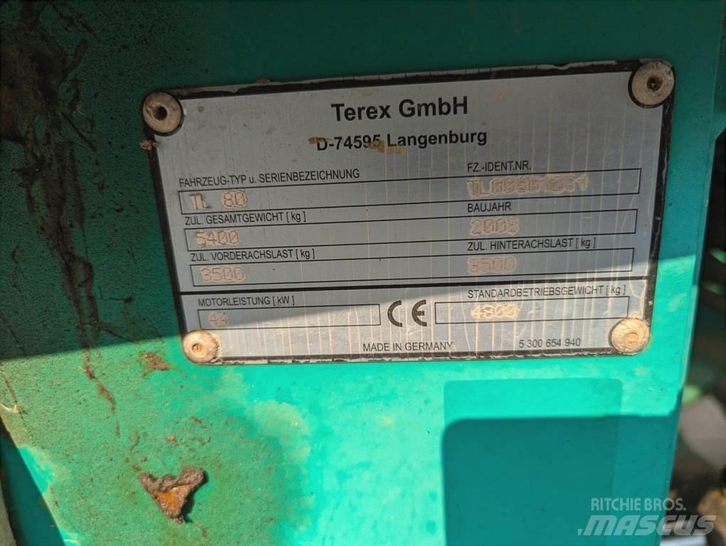 Terex TL 80 Læssemaskiner på hjul