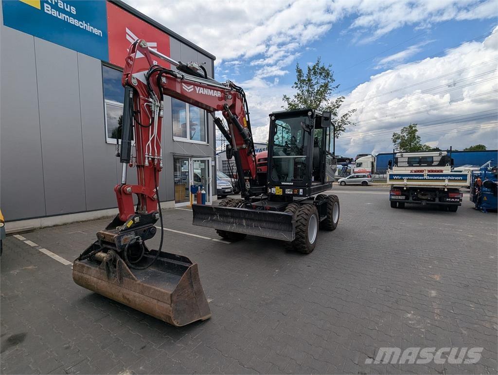 Yanmar B 75 W Gravemaskiner på hjul