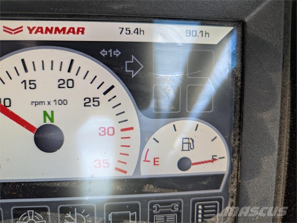 Yanmar B 75 W Gravemaskiner på hjul