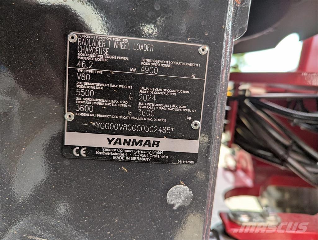 Yanmar V 80 Minigravemaskiner