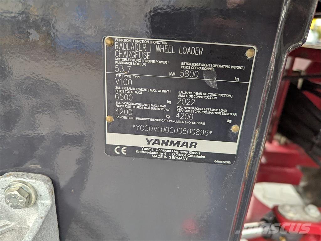 Yanmar V100 Læssemaskiner på hjul
