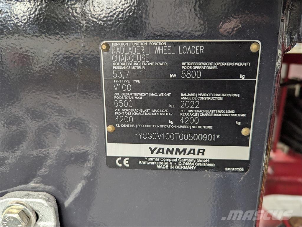 Yanmar V100 Læssemaskiner på hjul