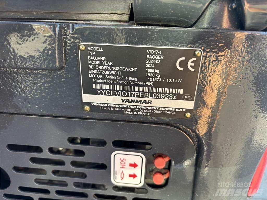 Yanmar ViO17 Minigravemaskiner