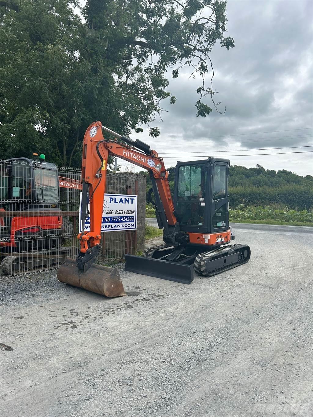 Hitachi ZX38U-6 Gravemaskiner på larvebånd