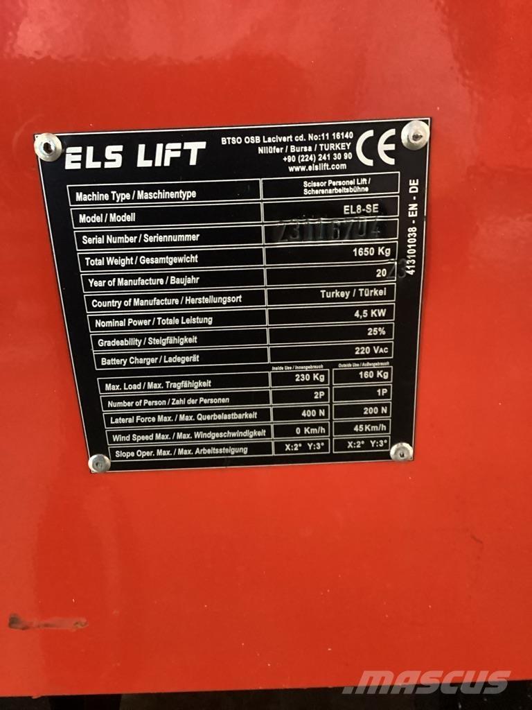 ELS LIFT EL8-SE Saxlifte