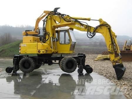 Atlas 1604 K ZW Gravemaskiner på hjul