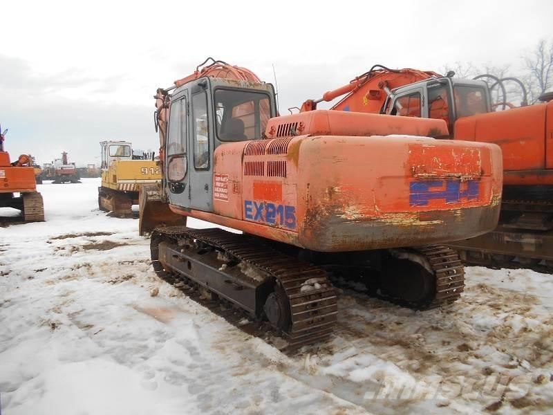 Fiat-Hitachi EX 215 Gravemaskiner på larvebånd