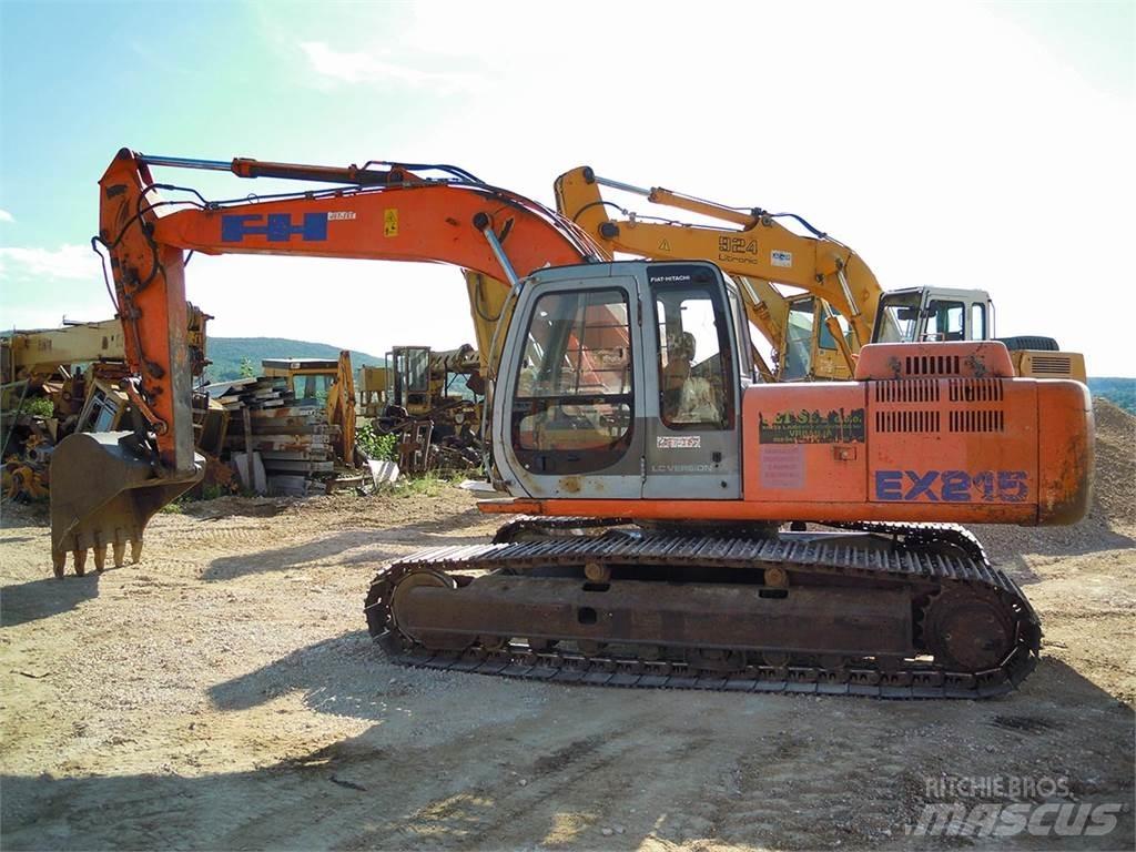 Fiat-Hitachi EX215 Gravemaskiner på larvebånd