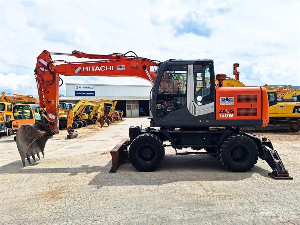 Hitachi ZX140W-3 Gravemaskiner på hjul