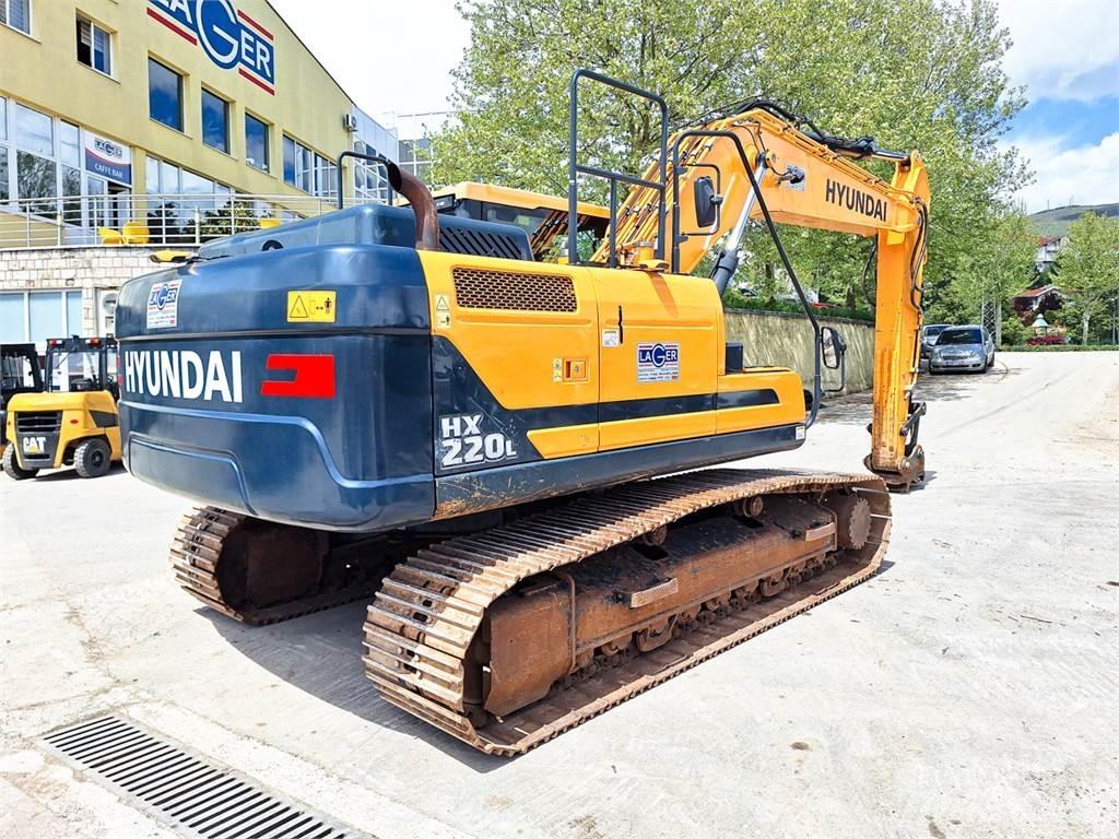 Hyundai HX220L Gravemaskiner på larvebånd