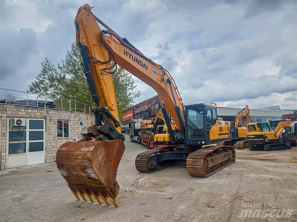Hyundai HX330L Gravemaskiner på larvebånd