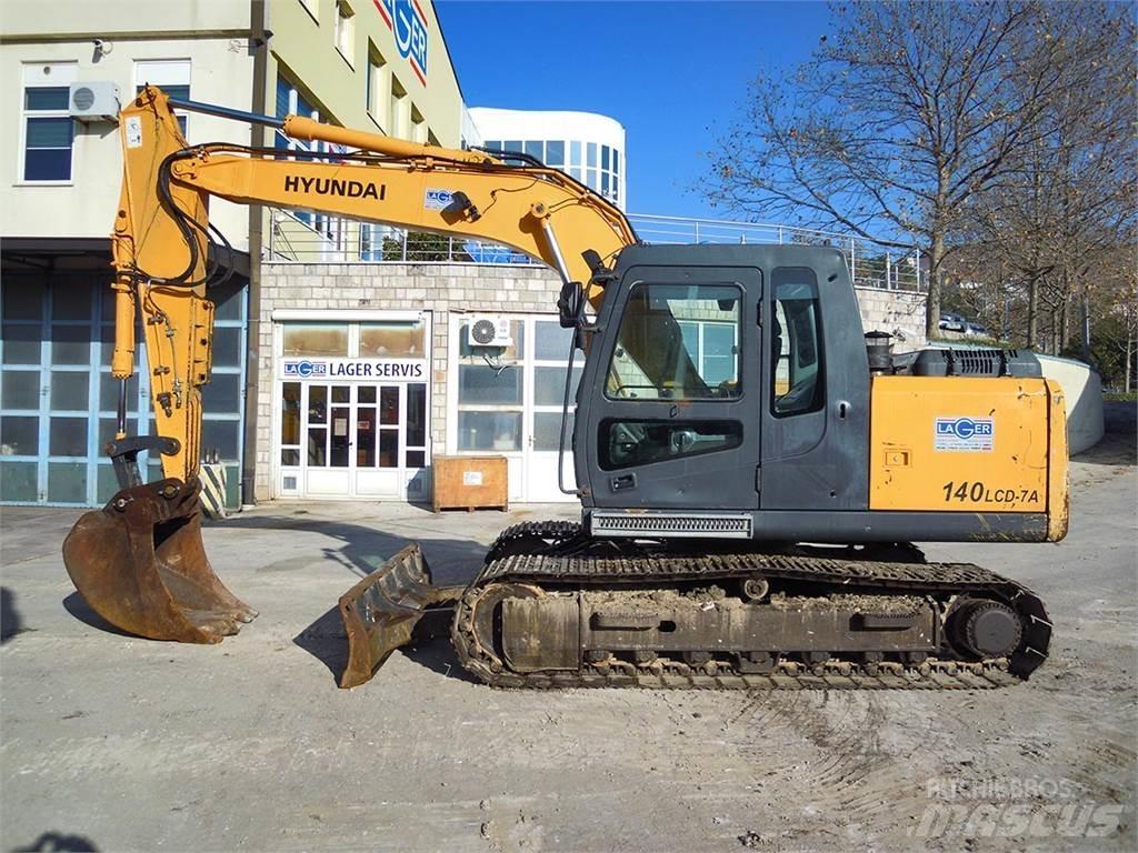 Hyundai R140LCD-7A Gravemaskiner på larvebånd
