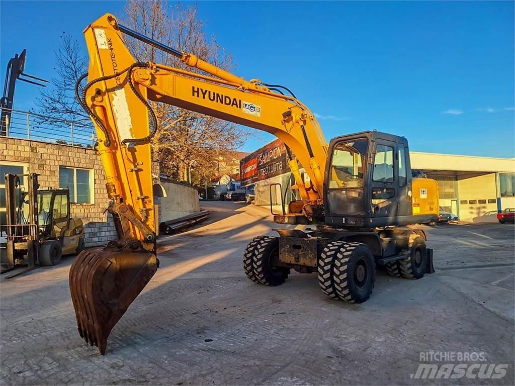 Hyundai R170W-7A Gravemaskiner på hjul