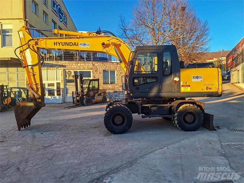 Hyundai R170W-7A Gravemaskiner på hjul
