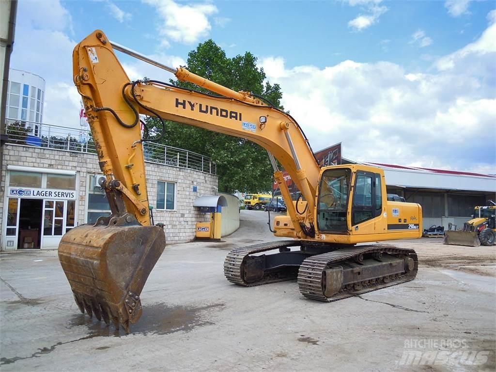 Hyundai R290NLC-7 Gravemaskiner på larvebånd