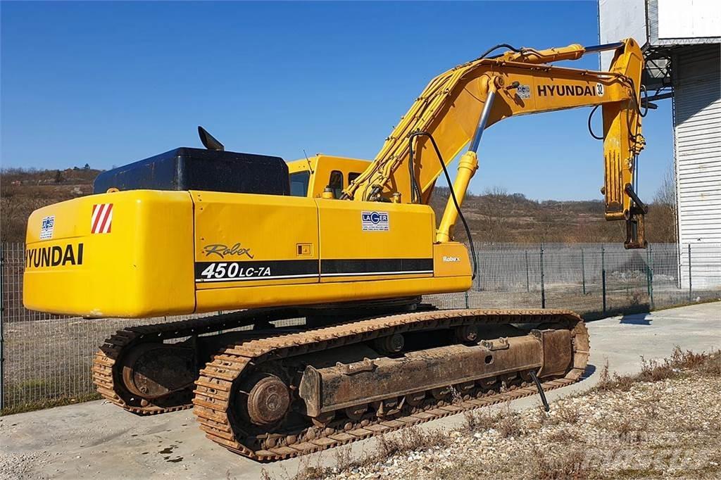 Hyundai R450LC-7A Gravemaskiner på larvebånd