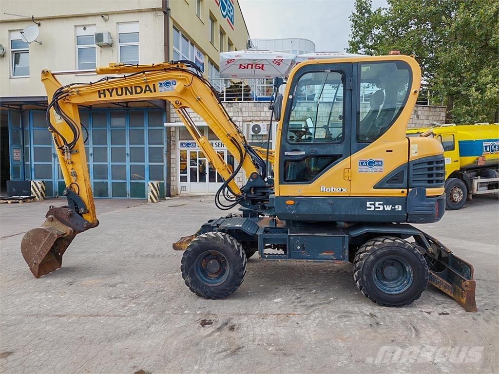 Hyundai R55W-9 Minigravemaskiner
