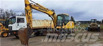 Komatsu PW160-7EO Gravemaskiner på hjul