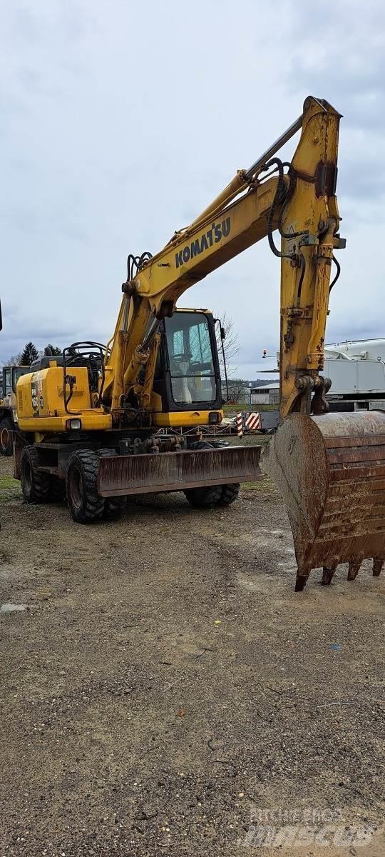 Komatsu PW160-7EO Gravemaskiner på hjul