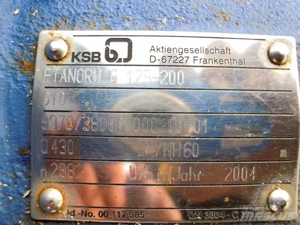 KSB ETANORM G 125-200 Vandpumper