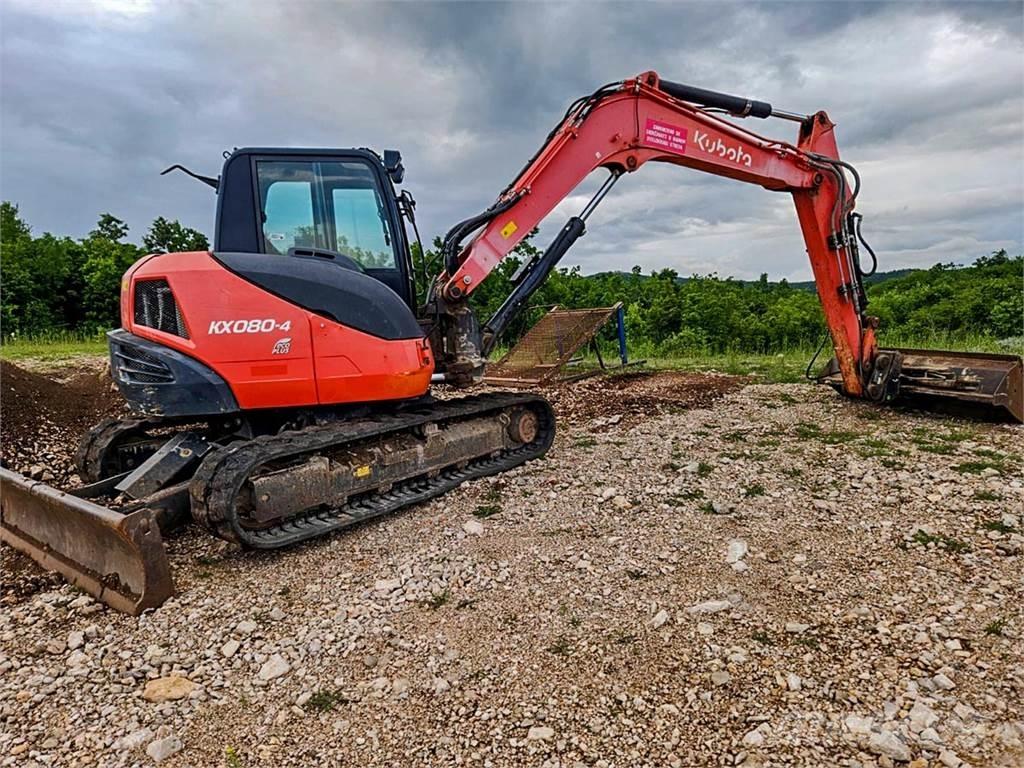 Kubota KX080-4 Minigravemaskiner