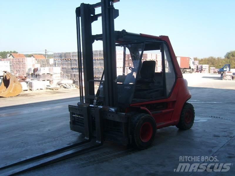Linde H80D Diesel gaffeltrucks