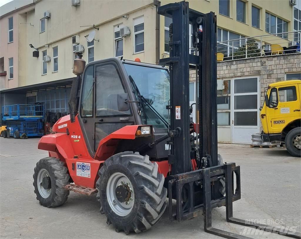 Manitou M26 - 4 Diesel gaffeltrucks