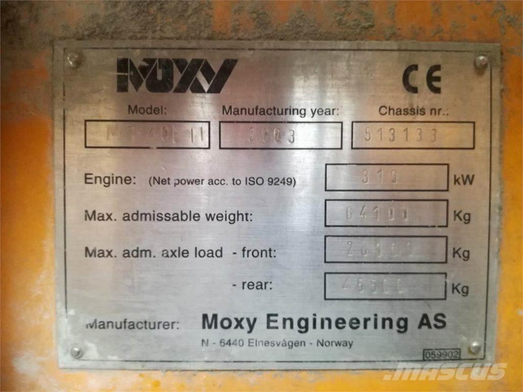 Moxy MT 40B Terrængående lastbiler