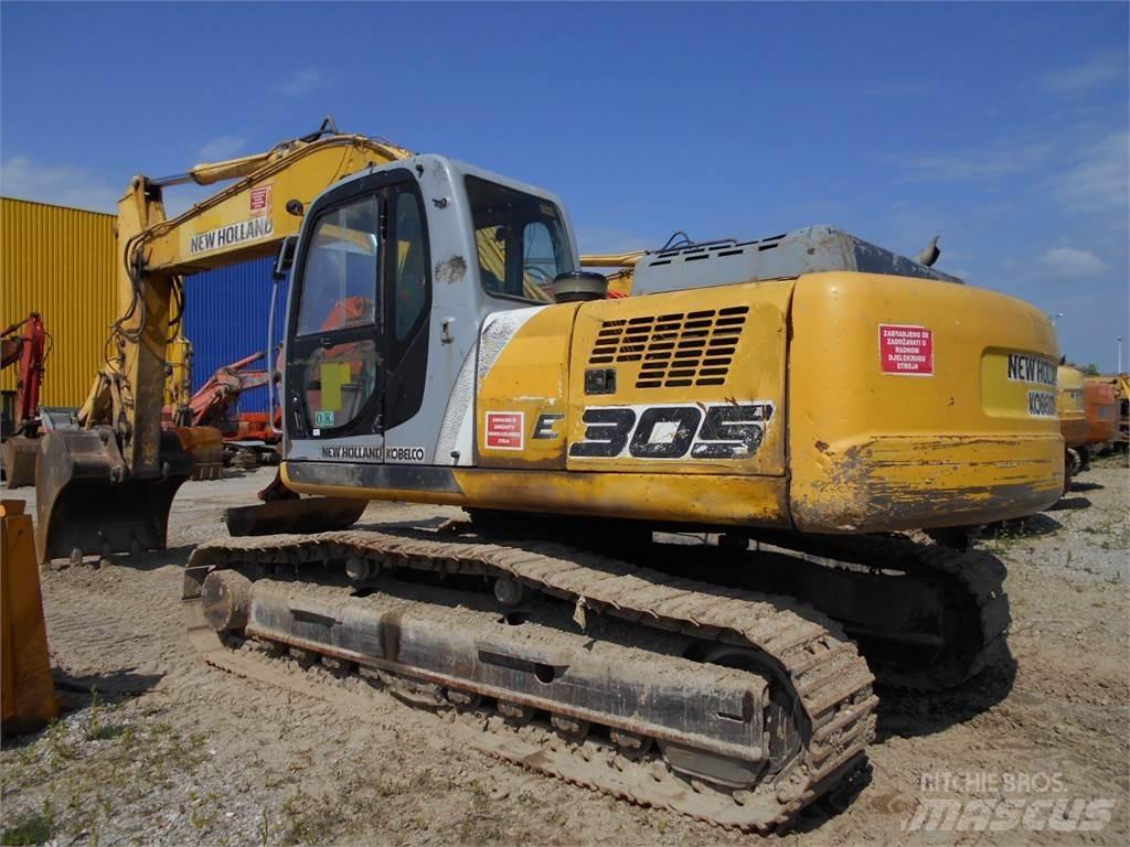 New Holland E 305EL Gravemaskiner på larvebånd
