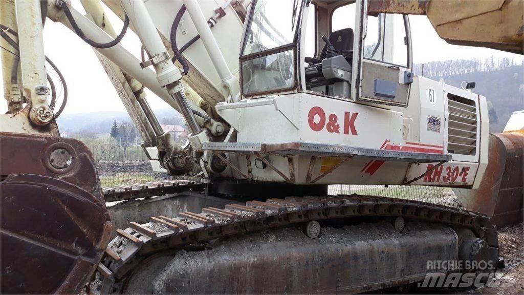 O&K RH30E Gravemaskiner på larvebånd