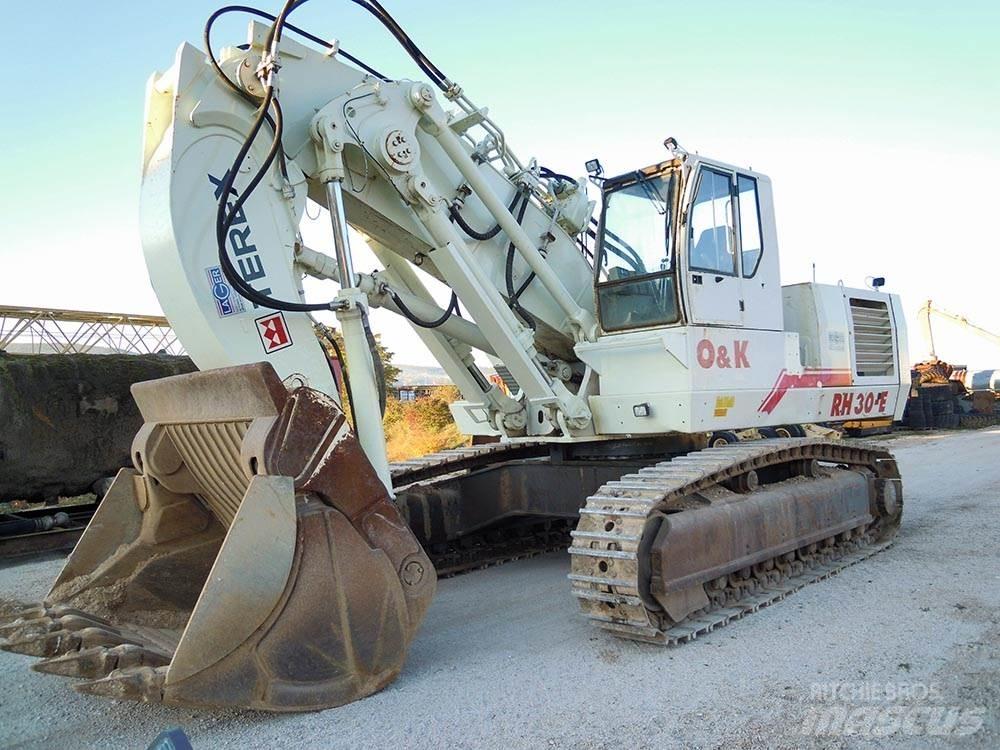 Terex O&K RH30-E Gravemaskiner på larvebånd
