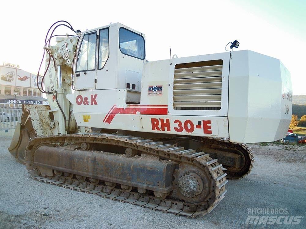 Terex O&K RH30-E Gravemaskiner på larvebånd